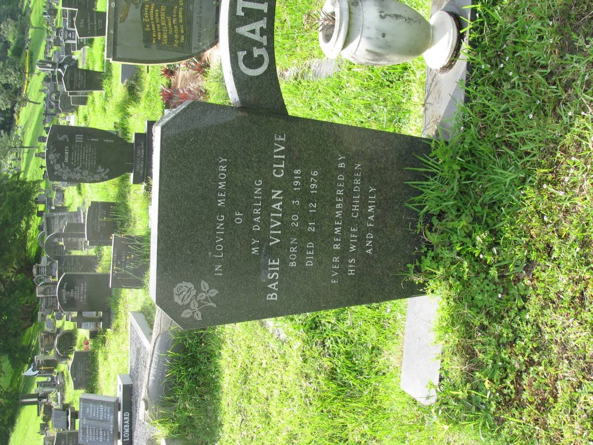 GATES Basie Vivian Clive 1918-1976 &amp; Anna Johanna Elizabeth 1918-1974