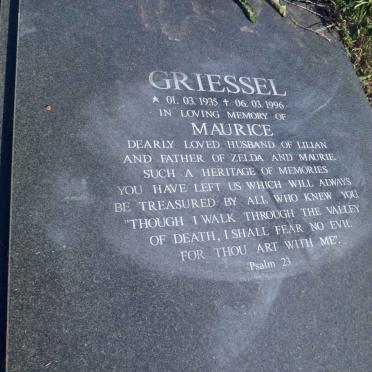 GRIESSEL Maurice 1935-1996