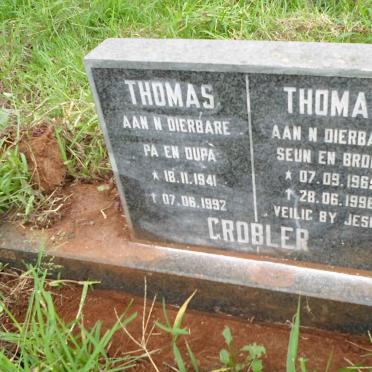 GROBLER Thomas 1941-1992 :: GROBLER Thomas 1965-1996