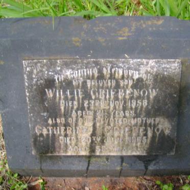 GRIEBENOW Willie -1958 :: GRIEBENOW Catherine -1965