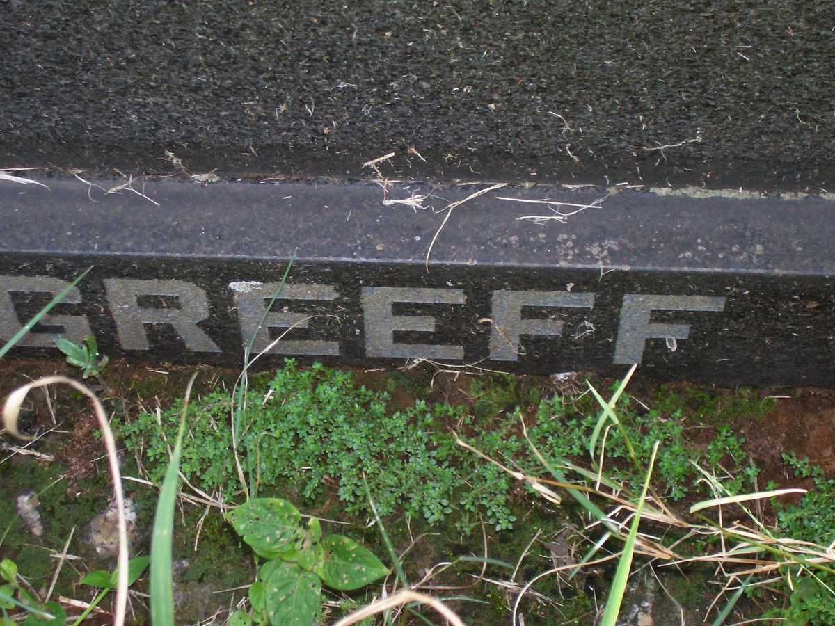 GREEFF Pieter 1900-1970 &amp; Cinnie 1903-1995