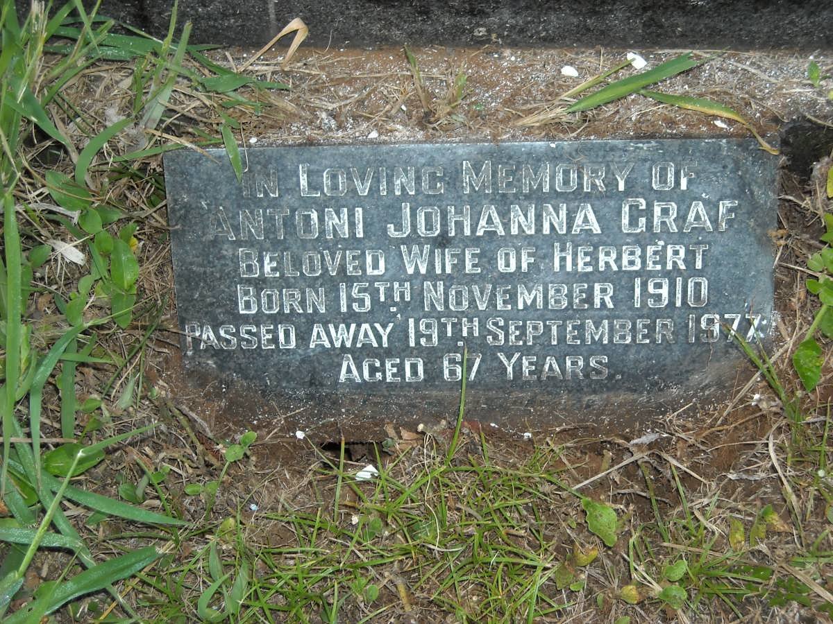 GRAF Herbert 1908-1974 &amp; Antoni Johanna 1910-1977