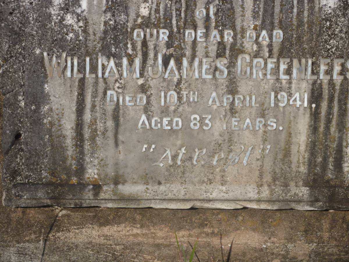 GREENLEES William James -1941 :: BROWN Thomas -1968 &amp; Elizabeth Lavinia -1965 :: BROWN Kenneth Gavin -1941
