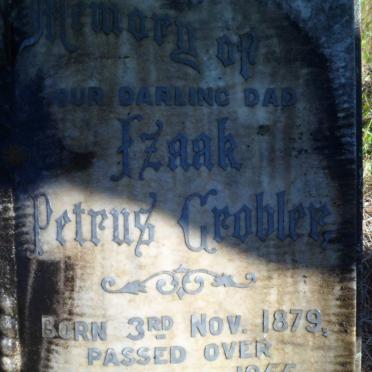 GROBLER Izaak Petrus 1879-1955 &amp; Louisa Gustafin MAREE 1882-1953