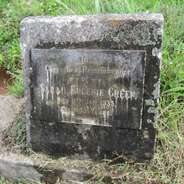 GREEN Sarah Eugenie -1935