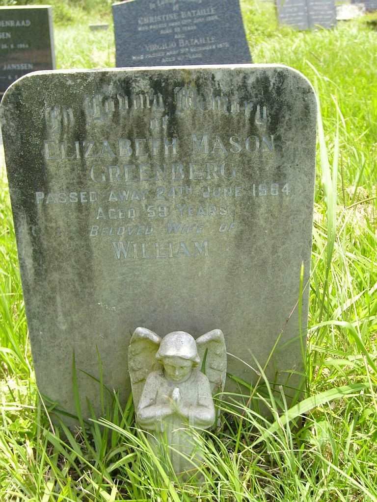 GREENBERG Elizabeth Mason -1964