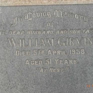 GIRVIN William -1958