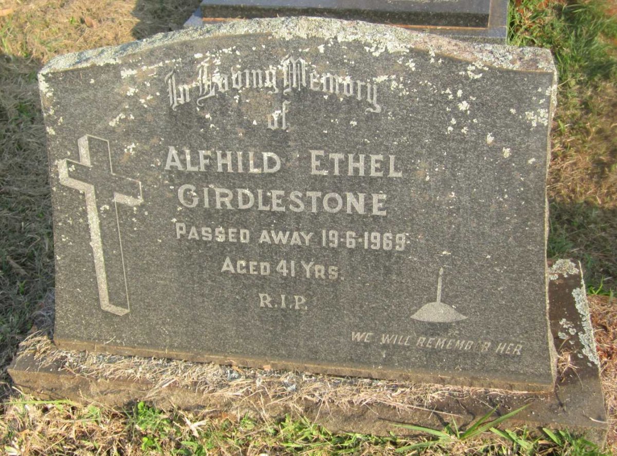 GIRDLESTONE Afhild Ethel -1969