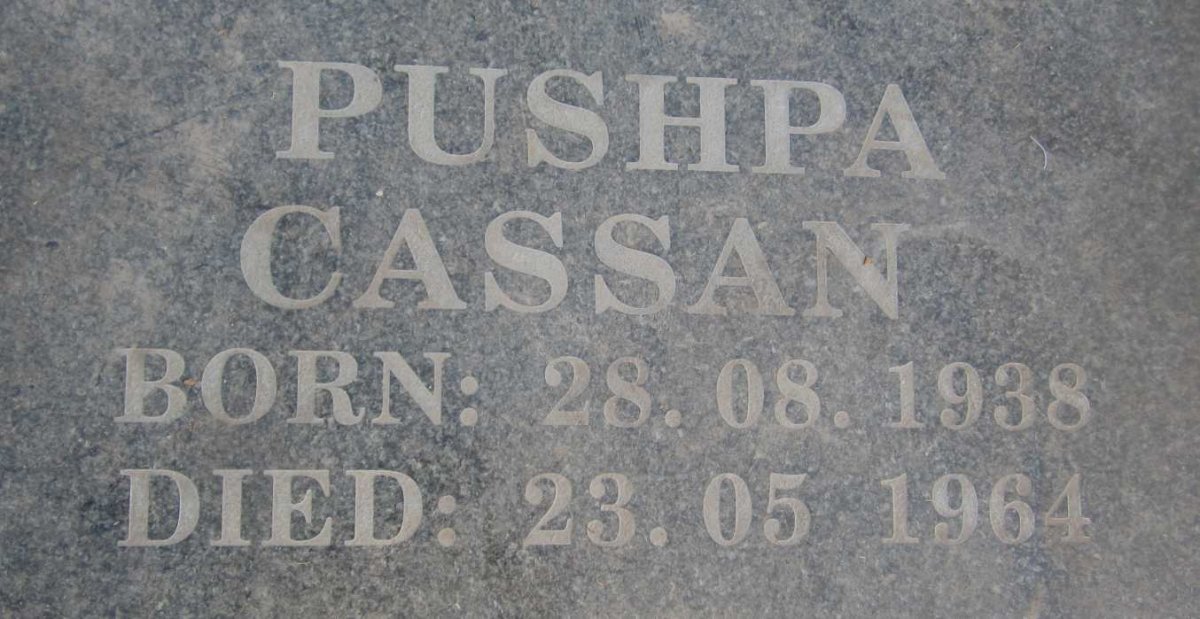 CASSAN Pushpa 1938-1964