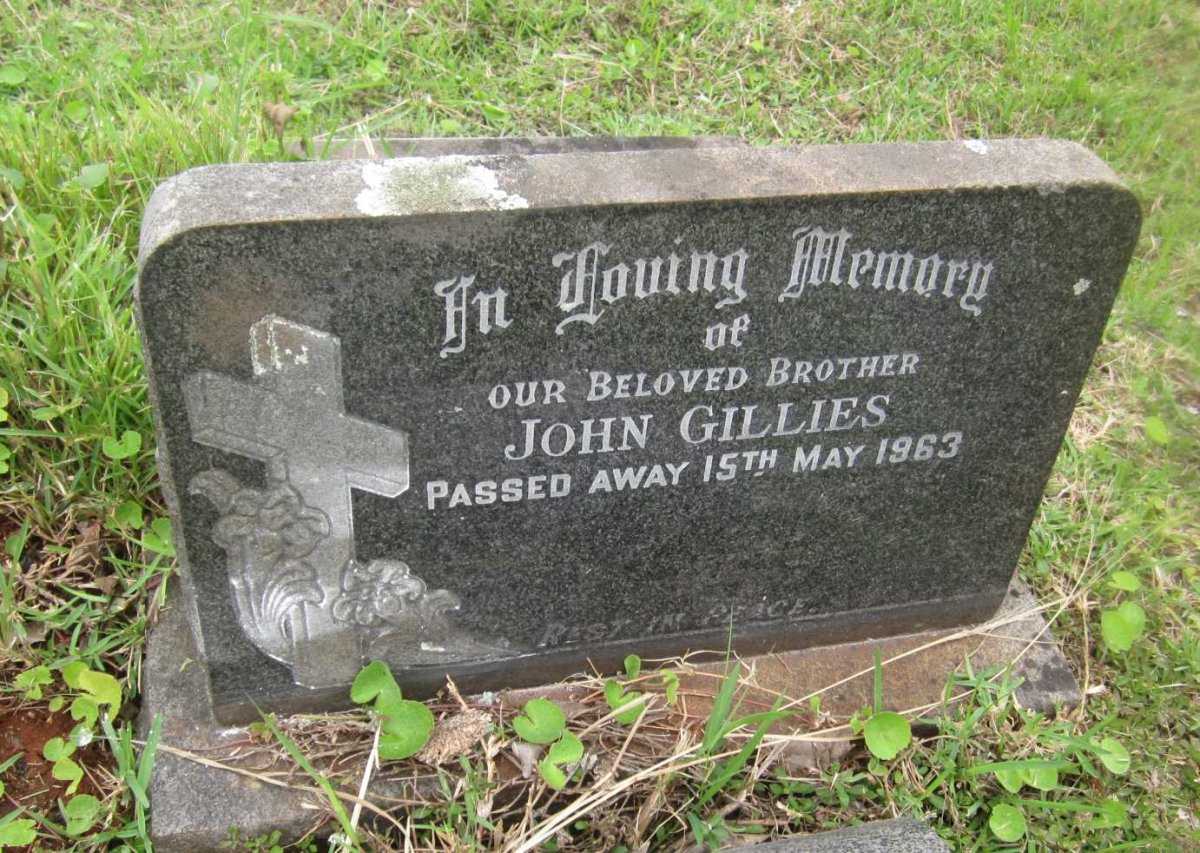 GILLIES John -1963
