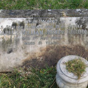 GORDON Charles William Joseph -1965