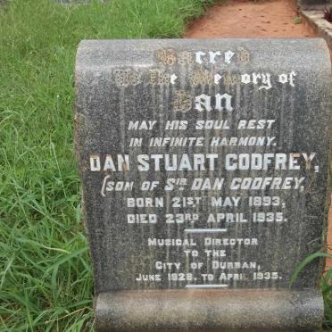 GODFREY Dan Stuart 1893-1935