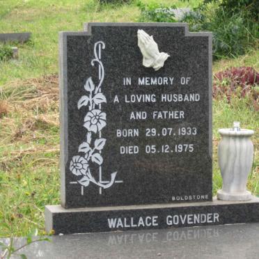 GOVENDER Wallace 1933-1975