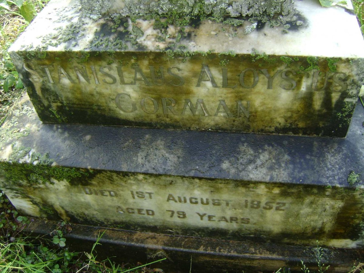 GORMAN Stanislaus Aloysius -1952