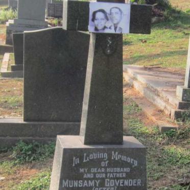 GOVENDER Munsamy -1969 &amp; Margaret -1970