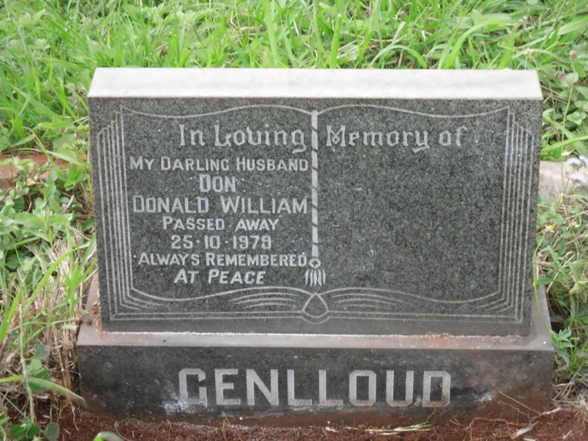 GENLLOUD Donald William -1979