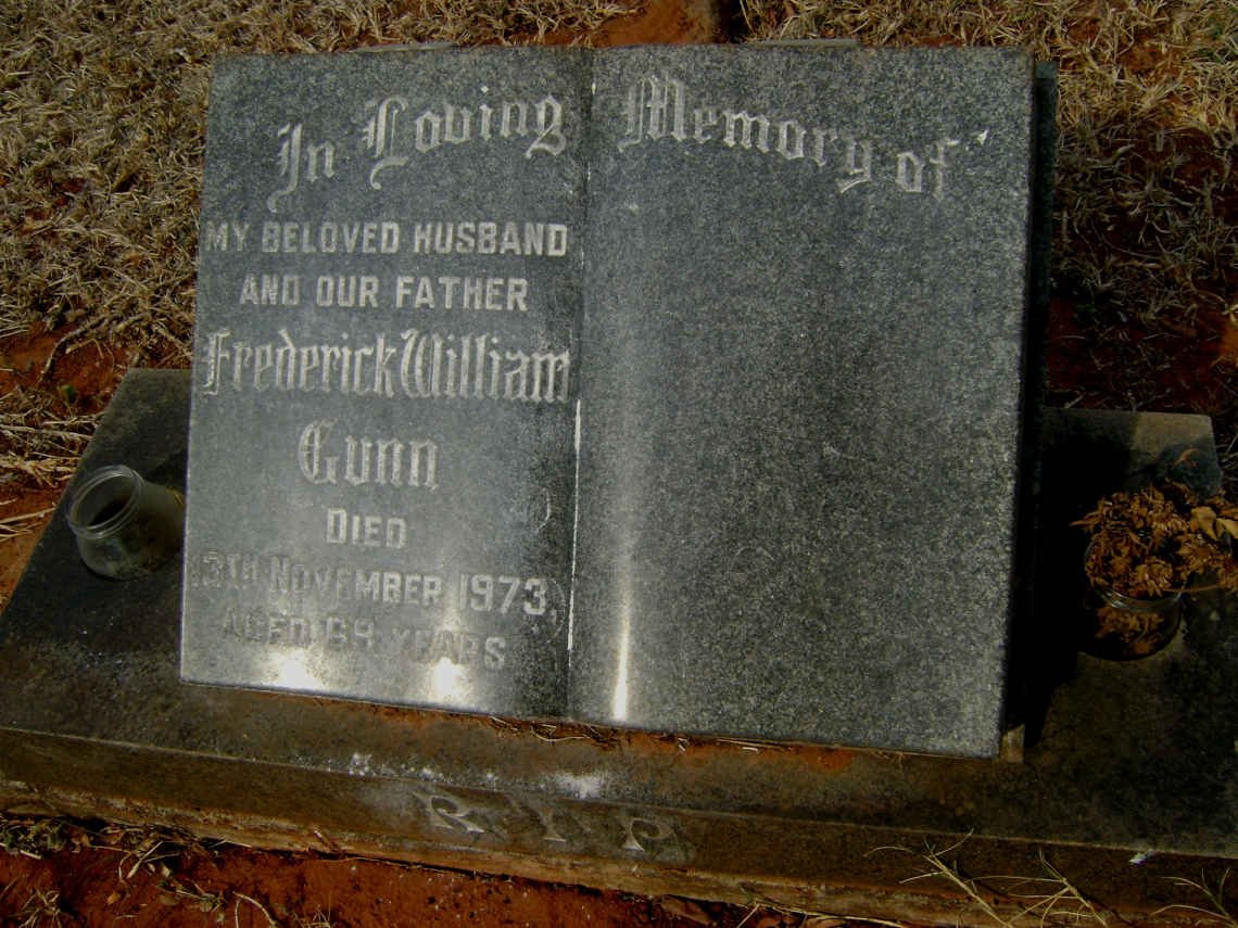 GUNN Frederick William -1973