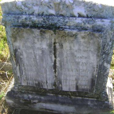 GUNNINGHAM Percy -1953 &amp; Elsie May Courtney -1967