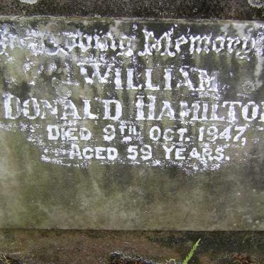 HAMILTON William Donald -1947