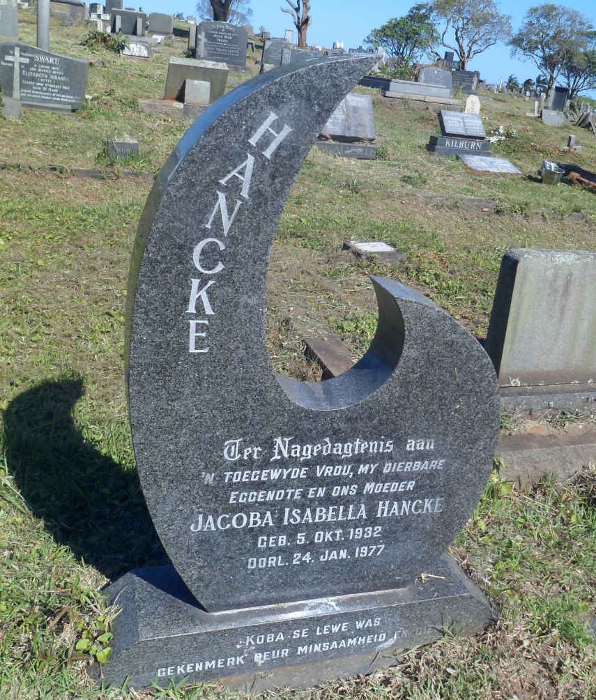 HANCKE Jacoba Isabella 1932-1977
