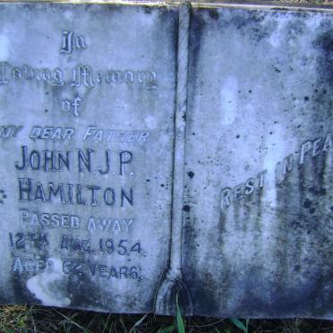 HAMILTON John N.J.P. -1954