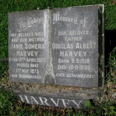 HARVEY Douglas Albert 1918-1980 &amp; Janie Somers 1925-1975