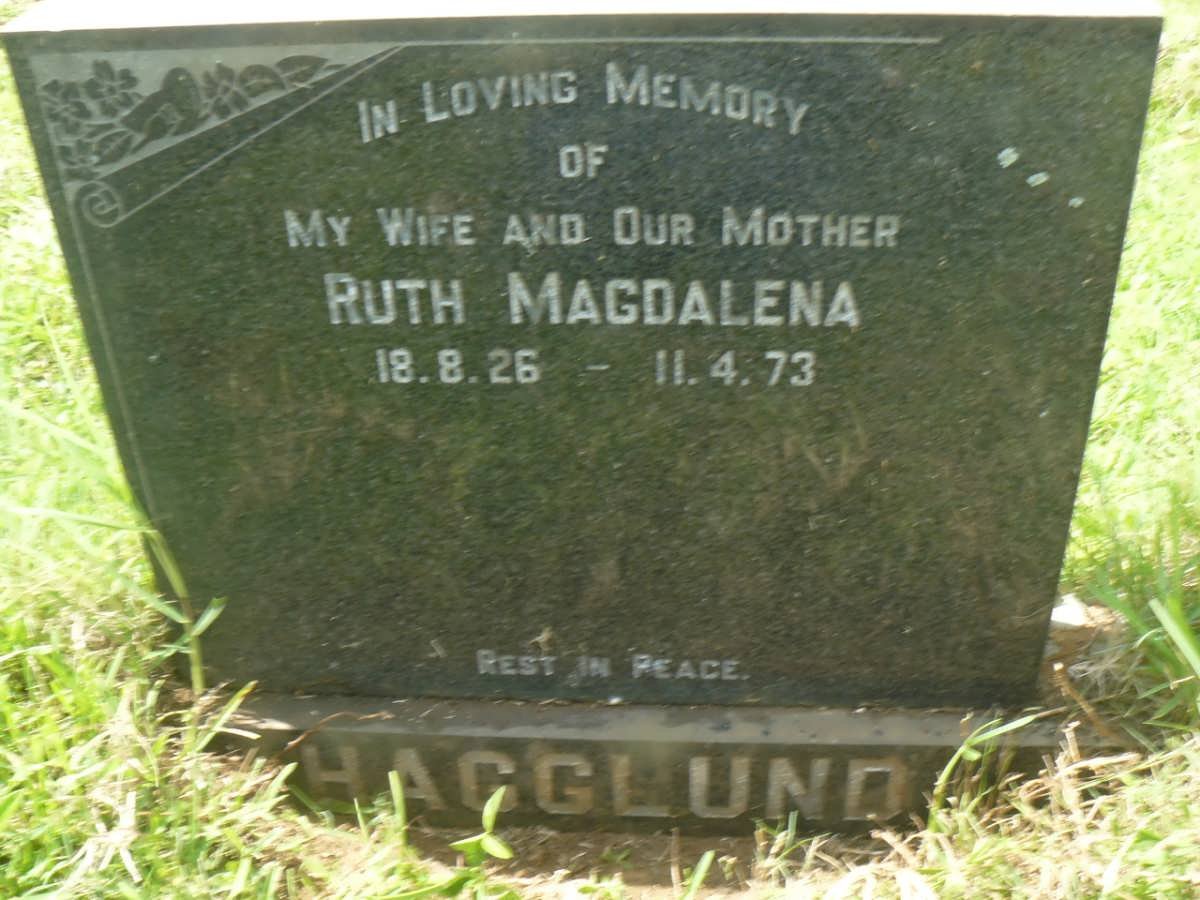 HAGGLUND Ruth Magdalena 1926-1973