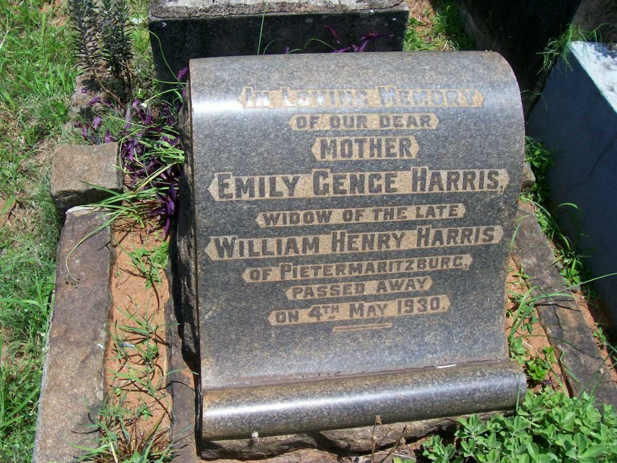 HARRIS Emily Genge -1930