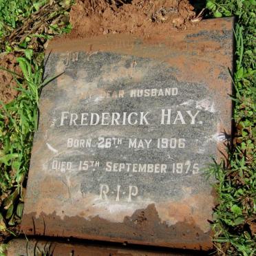 HAY Frederick 1906-1975