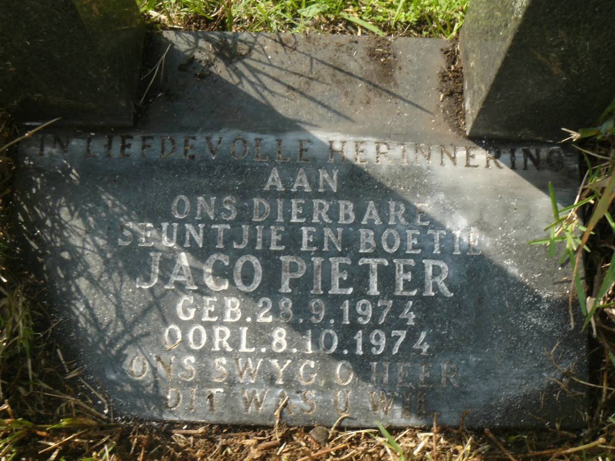 HARMSE Jaco Pieter 1974-1974