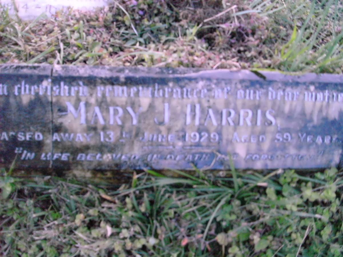 HARRIS Thelma Ellen 1904-1983:: HARRIS Mary J. -1929