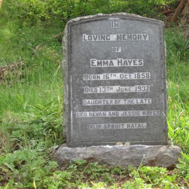 HAYES Emma 1858-1937