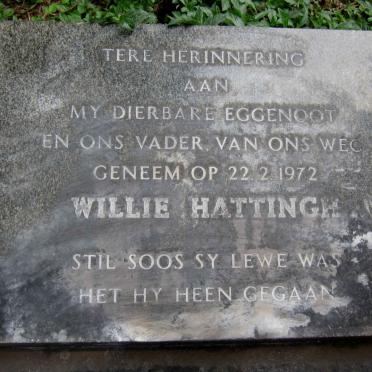 HATTINGH Willie -1972