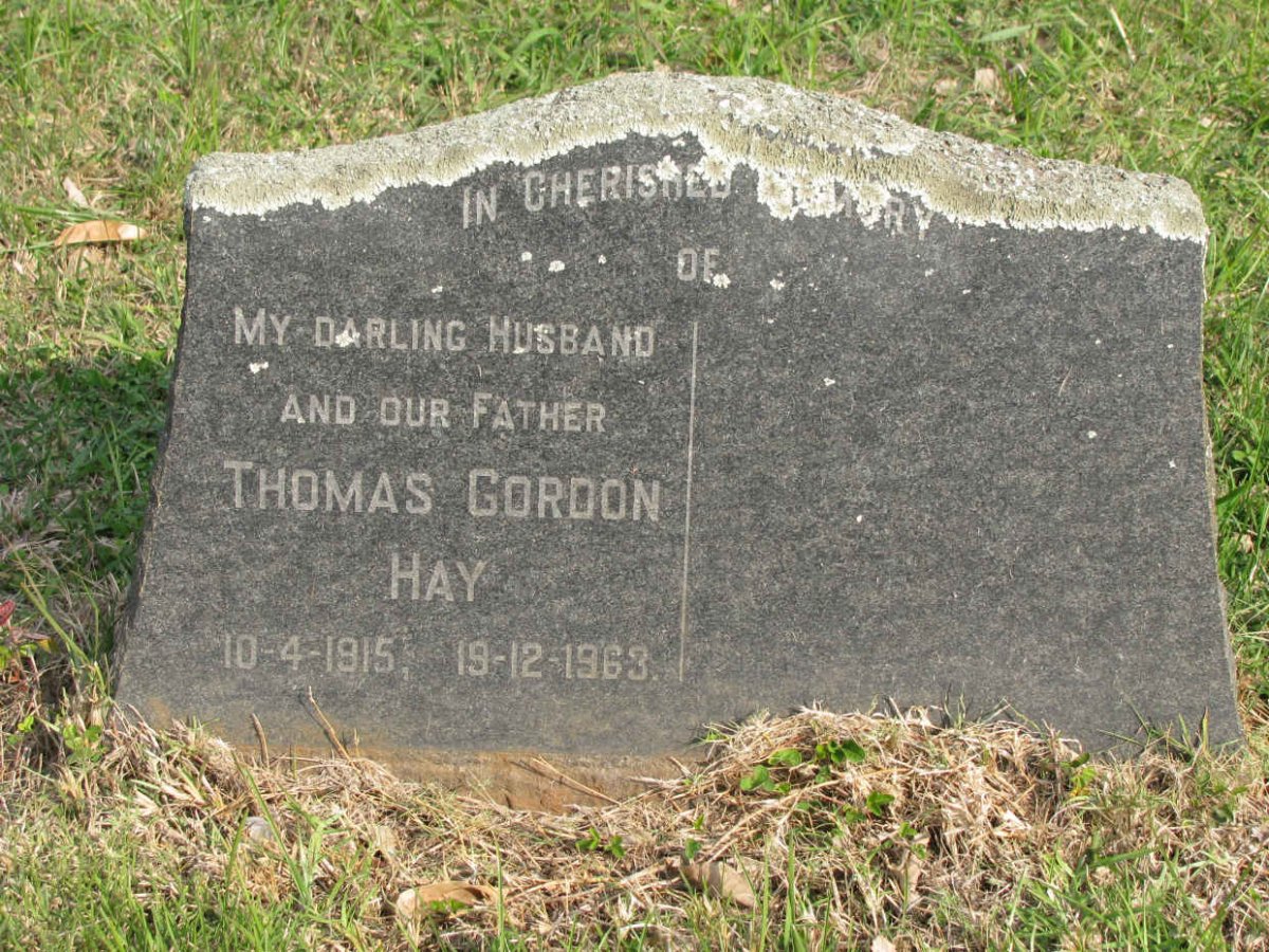 HAY Thomas Gordon 1915-1963