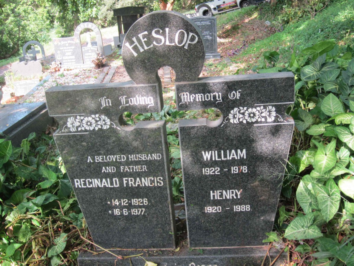 HESLOP Henry 1920-1988 :: HESLOP William 1922-1978 :: HESLOP Reginald Francis 1926-1977