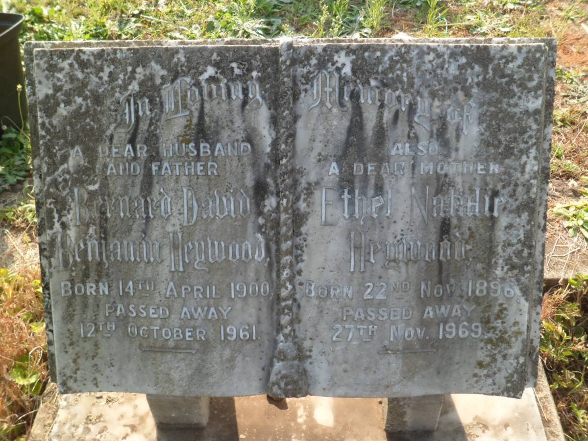 HEYWOOD Bernard David Benjamin 1900-1961 &amp; Ethel Natalie 1896-1969