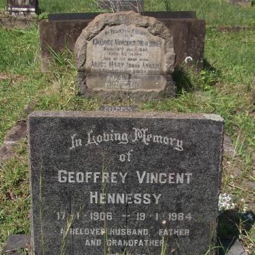 HENNESSY Maurice Vincent -1933 &amp; Alice Mary LELLO -1934 :: HENNESSY Patrick Vincent 1943-2004 :: HENNESSY Joyce 1911-2007