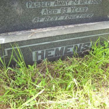 HEMENS Frans Ernest -1949 &amp; Maria Louisa Franciska -1986