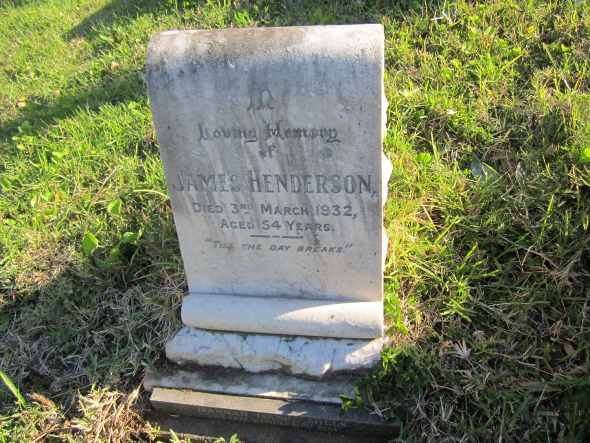 HENDERSON James -1932