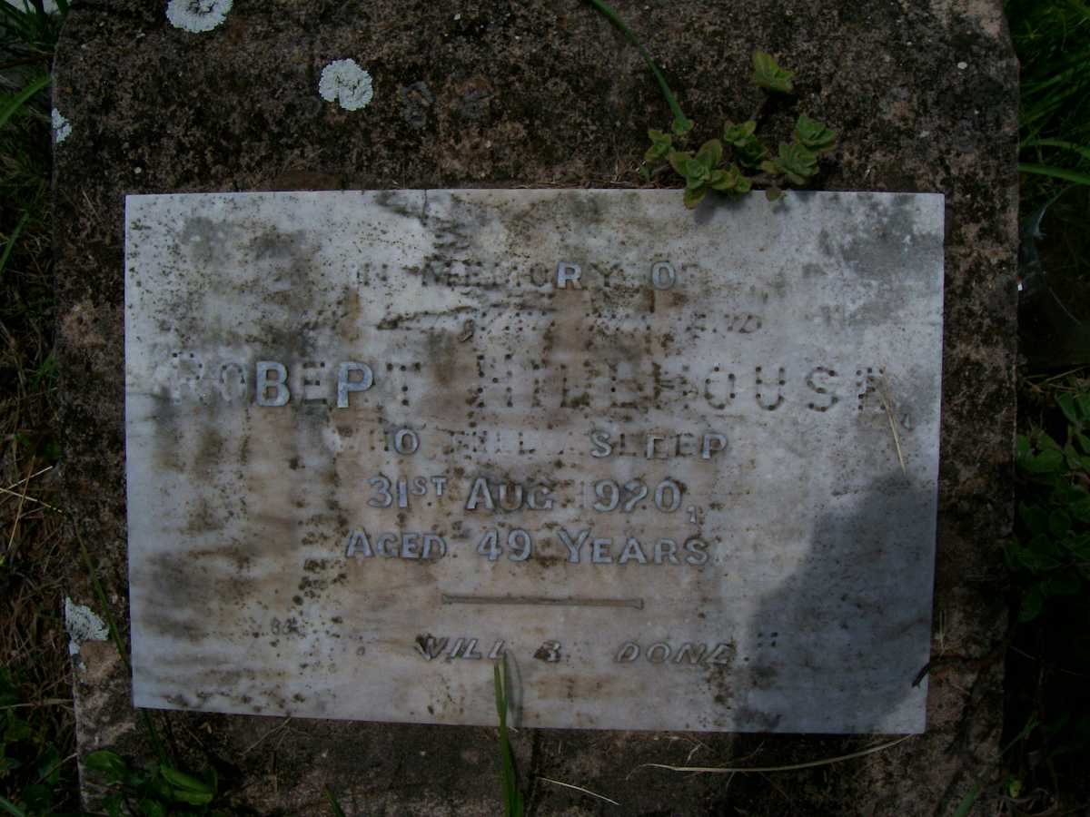 HILLHOUSE Robert -1920