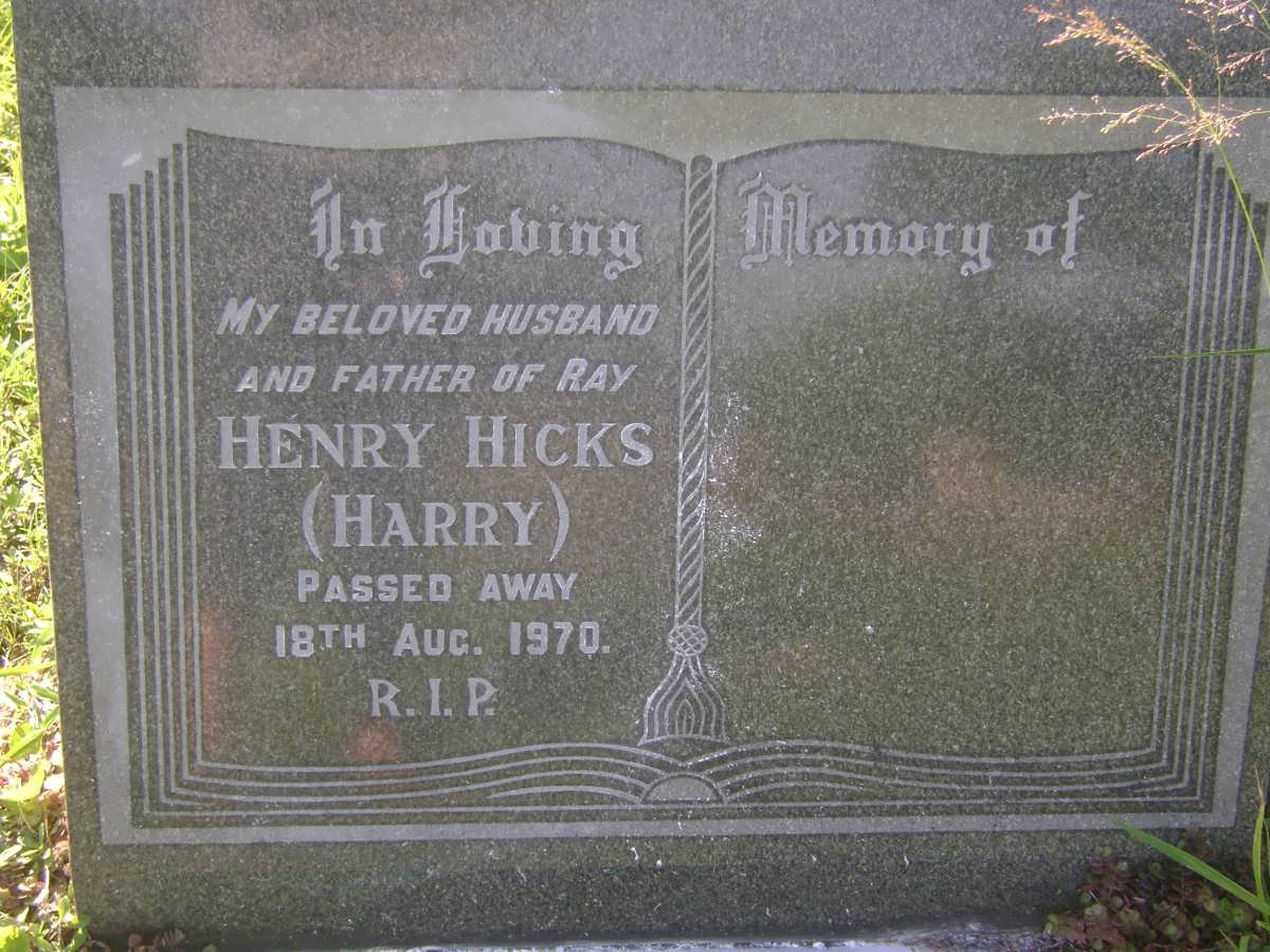 HICKS Henry -1970