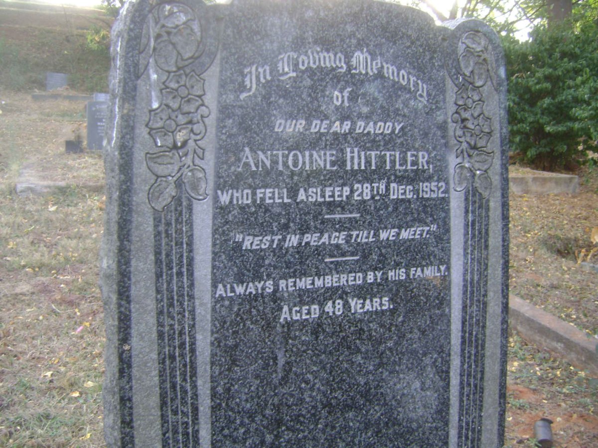 HITTLER Antoine -1952