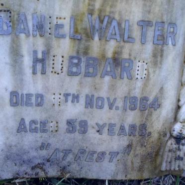 HUBBARD Daniel Walter -1964