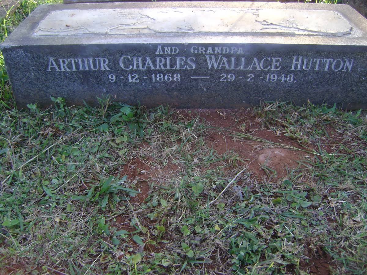 HUTTON Arthur Charles Wallace 1868-1948