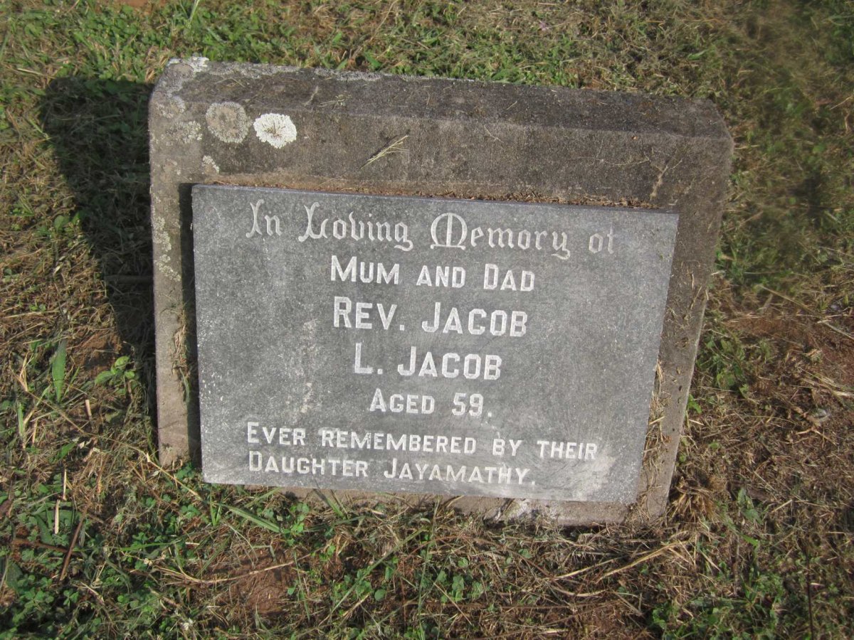 JACOB ? &amp; L.