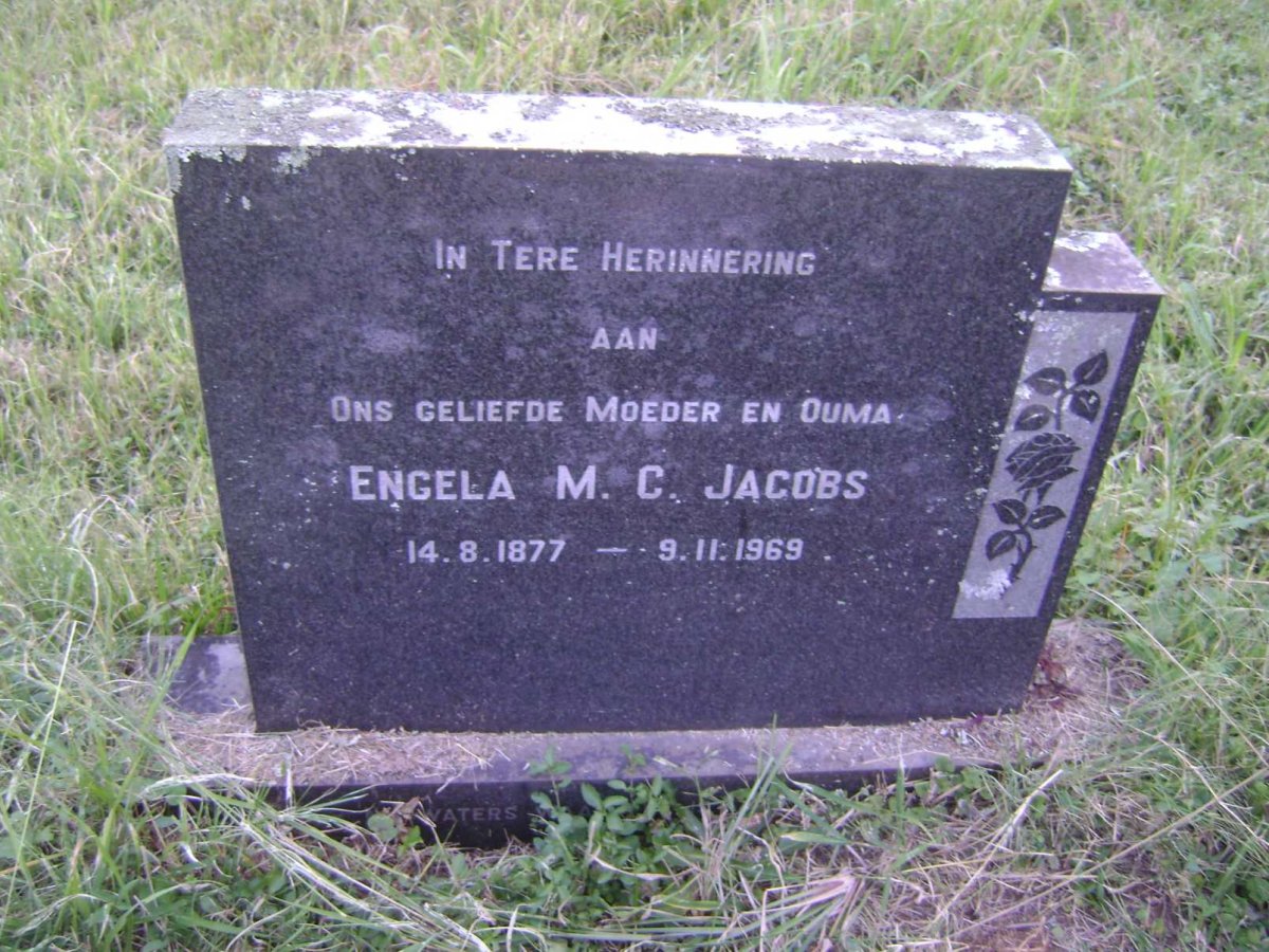 JACOBS Engela M.C. 1877-1969