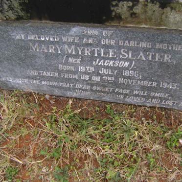 JACKSON Olof Samuel 1895-1942 :: SLATER Mary Myrtle nee JACKSON 1896-1943