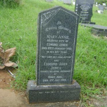 JONES Edmund John -1960 &amp; Mary Annie -1958