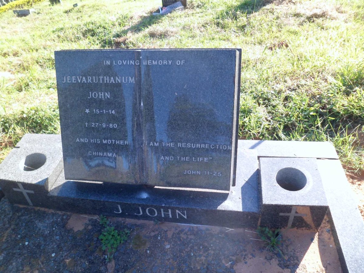 JOHN Jeevaruthanum 1914-1980 :: JOHN Chinama Samathanam
