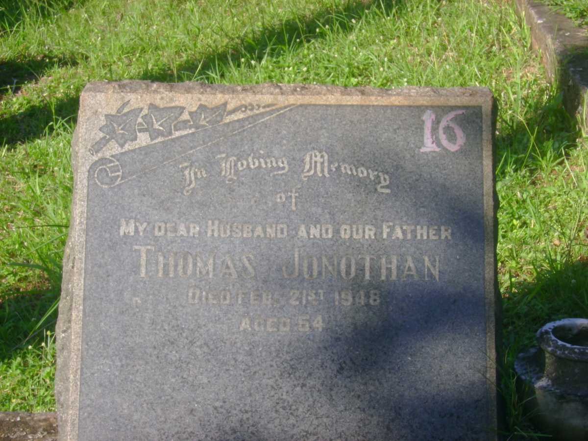JONOTHAN Thomas -1948